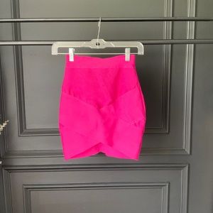 Pink Pencil Skirt